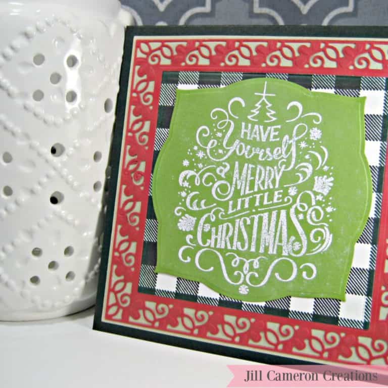 A Spellbinders Merry Little Christmas Card