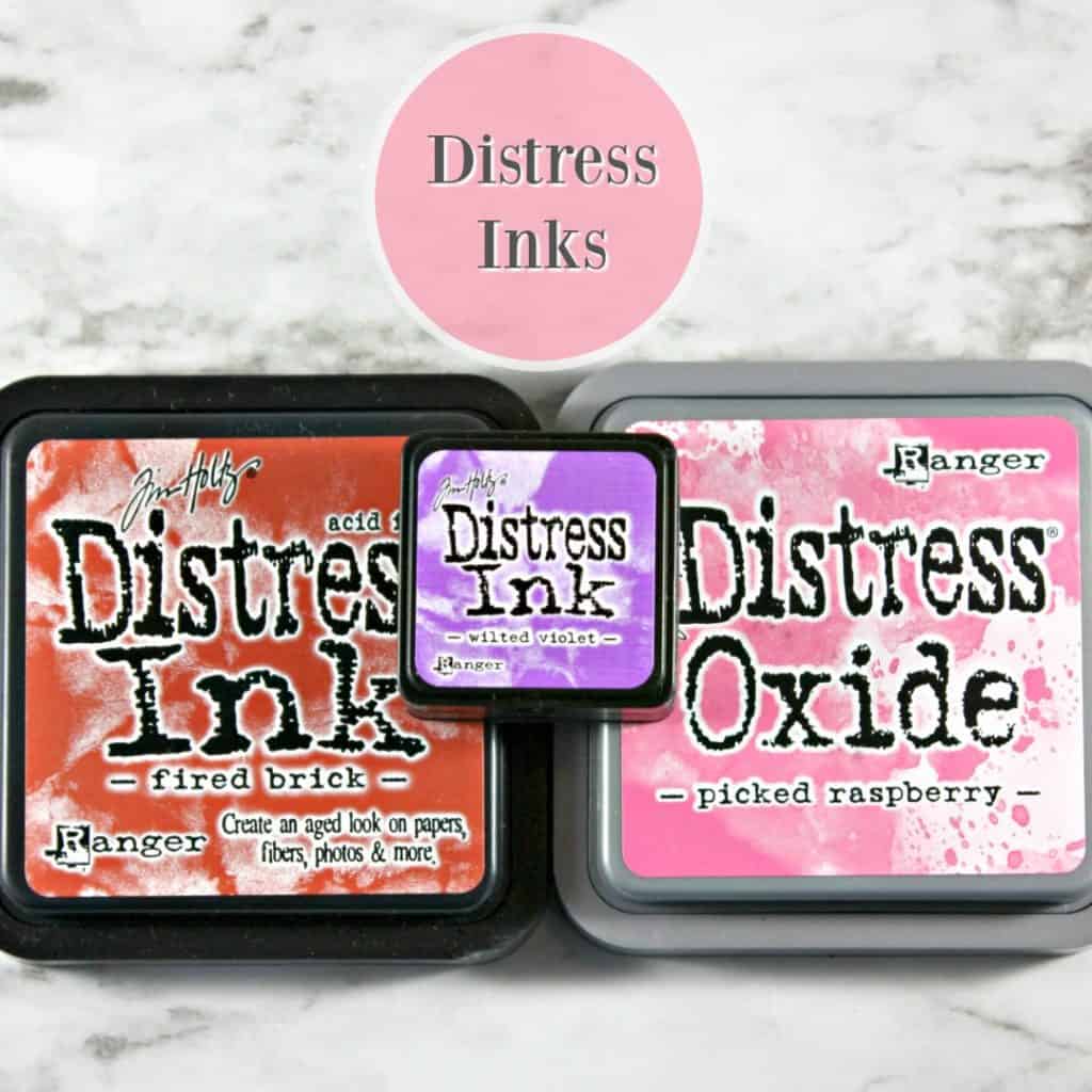 Understanding the six commonly used inks in stamping Distress Ink