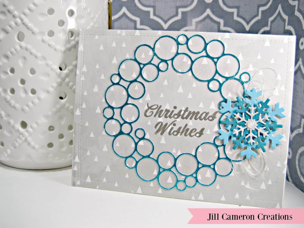 Christmas Wishes Wreath Card