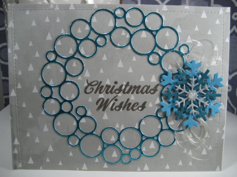 Christmas Wishes Wreath Card