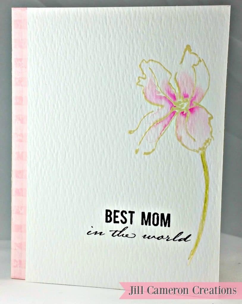 Super Quick Card Set for Mother's Day Pink