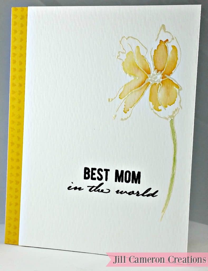 Super Quick Card Set for Mother's Day Yellow