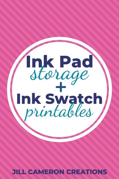 Ink Pad Storage Ink Swatch Printable