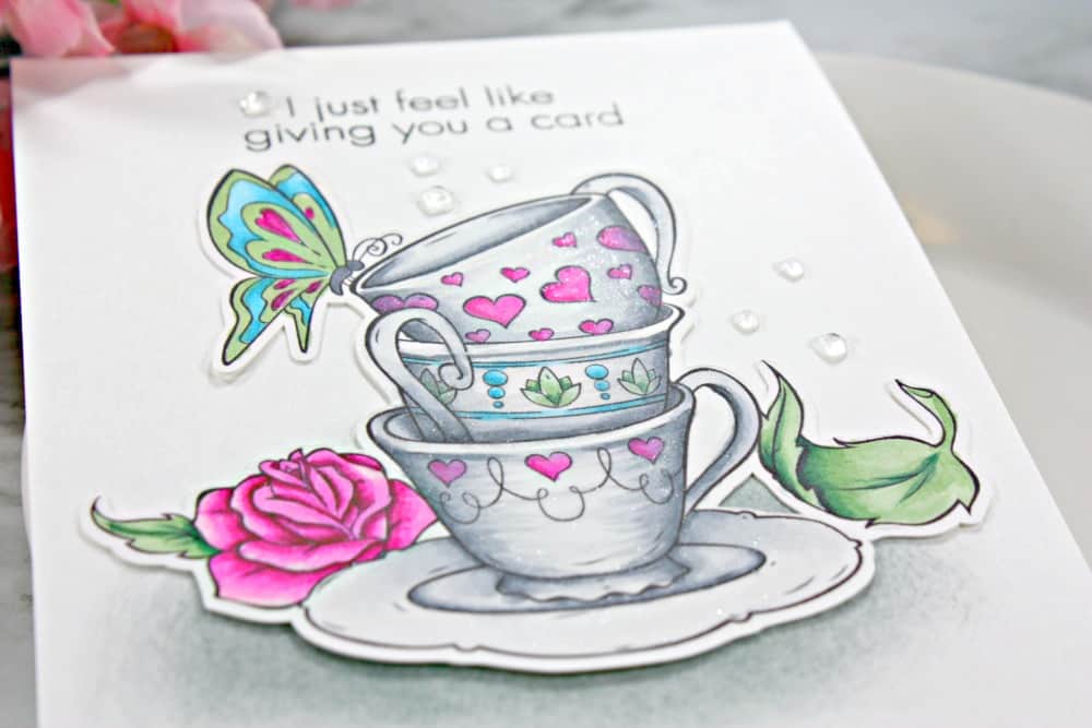 Copic Coloring Vintage Teacups