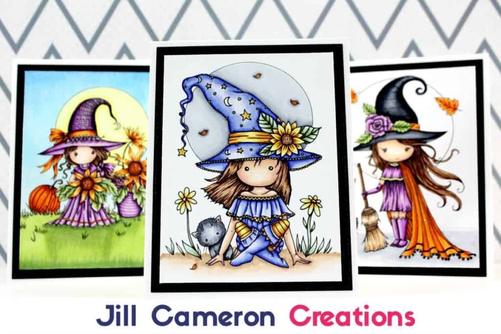 Three Little Witches with Mollie Harrison Digital Stamps