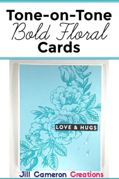 Quick & Simple Tone-on-Tone Bold Floral Cards