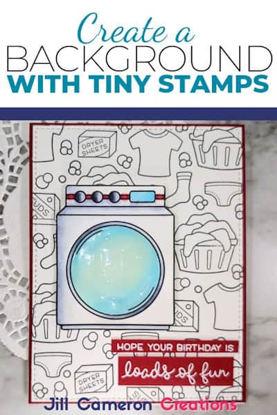 Create a Background with Tiny Stamps