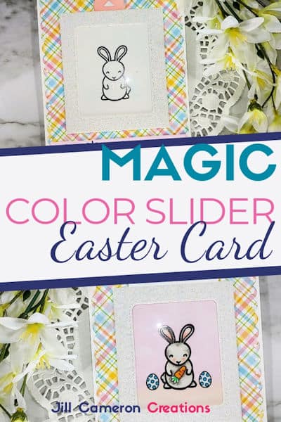 Magic Color Slider Easter Card