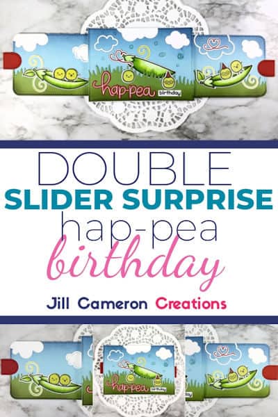 Double Slider Surprise Hap-pea Birthday