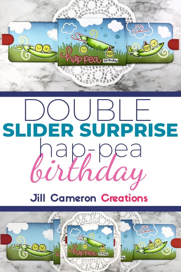The Double Slider Surprise is my favorite of the Lawn Fawn interactive card die sets. Check out my tips to creating this super fun card. #handmadecard #lawnfawn #interactivecard