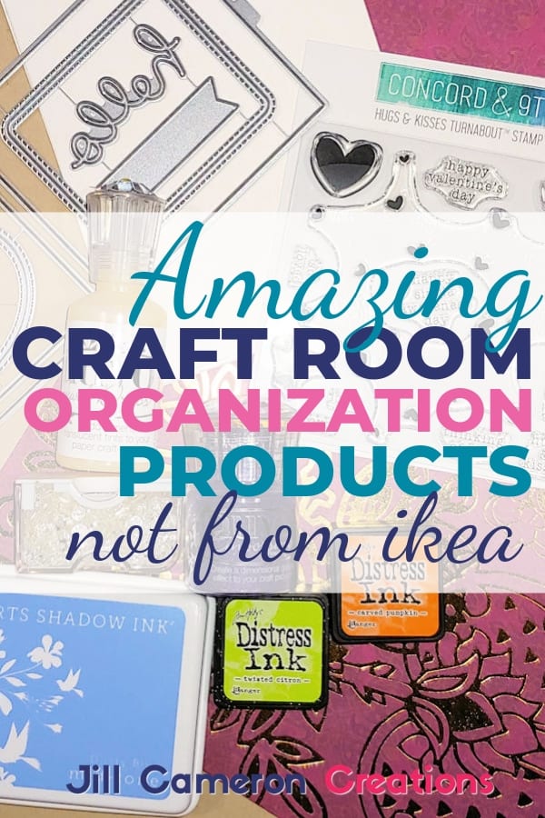 We all love those Ikea inspired craft rooms but what about those of us too far away from an Ikea store? I've got you covered! Check this out! #craftroom #organization #handmadecards