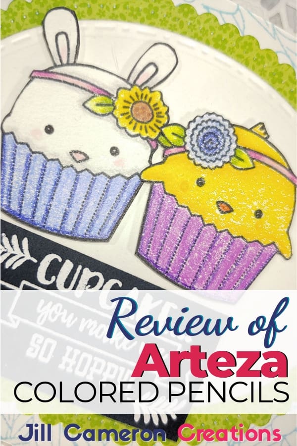 Check out my review of Arteza colored pencils specifically for card makers. #arteza #handmadecards #diycards