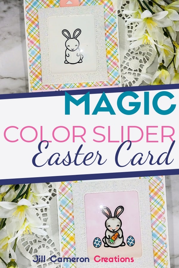 Lawn Fawn makes amazing interactive dies! One of my favorites is the Magic Color Slider die set. I have some quick tips to make this a quick card! #interactivecards #handmadecards