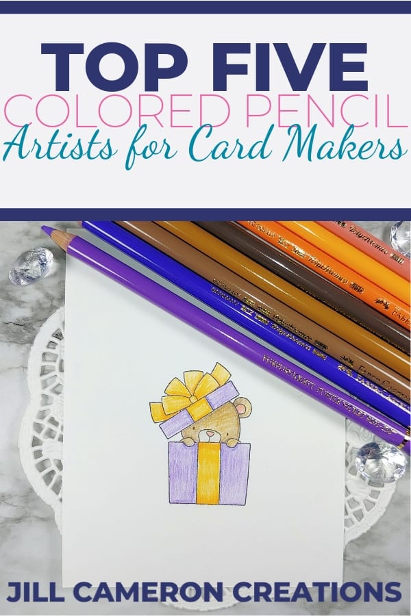 Colored pencil is not a medium that comes naturally to me. But man oh man, these ladies have it down! Check out my top five picks for colored pencil artists for card makers. Head over to my blog now! #handmadecard #diycard #coloredpencil