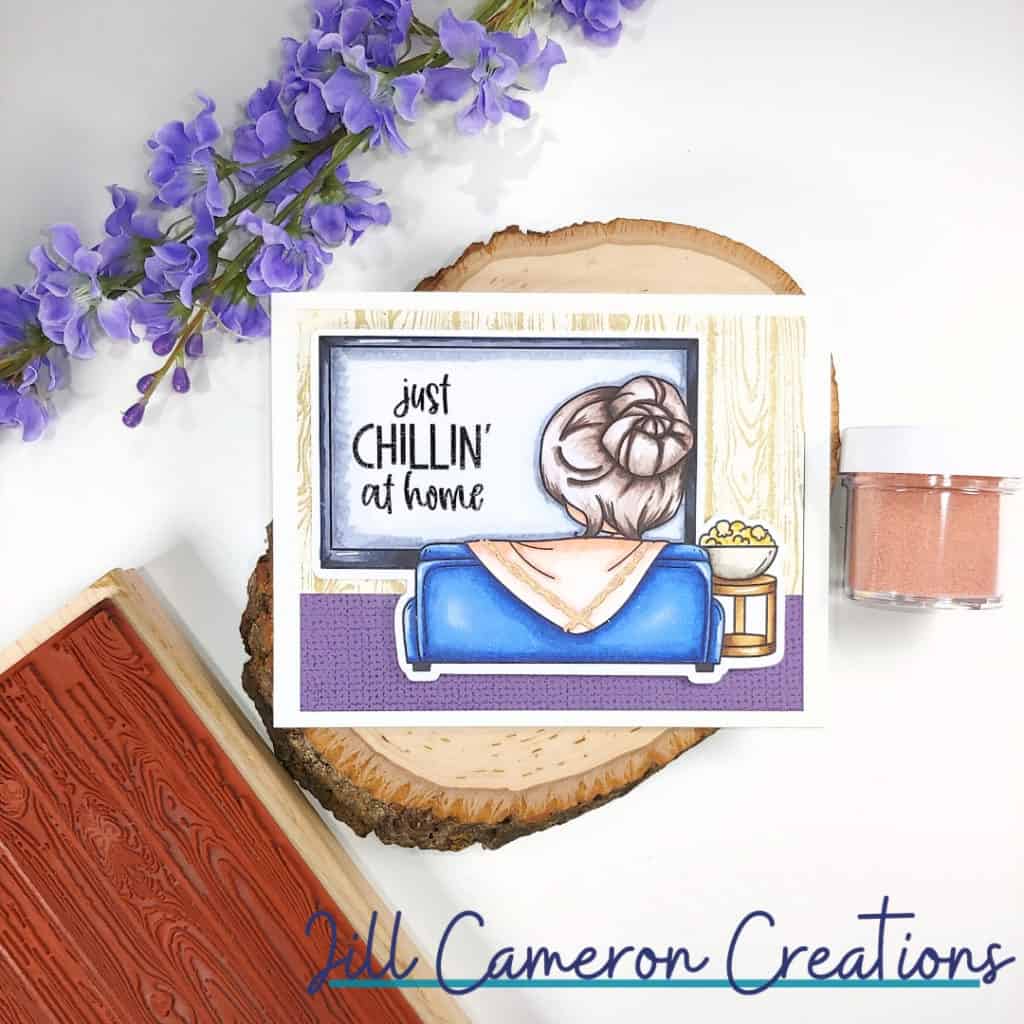 The Greeting Farm Netflix and Chill Digital Stamp Set - Use Silhouette Studio with Digital Stamps