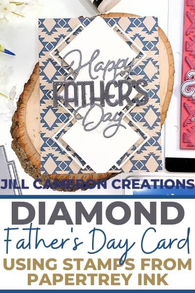 Diamond Die-Cut Father’s Day Card