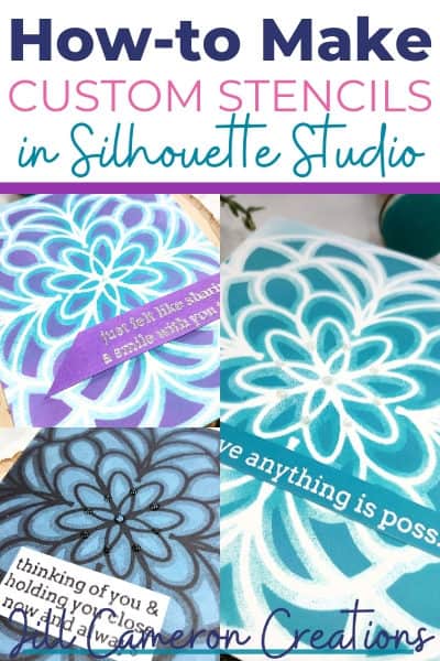 How to make custom stencils in silhouette studio
