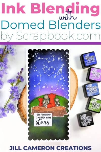 Ink Blending with Domed Blenders by scrapbook.com
