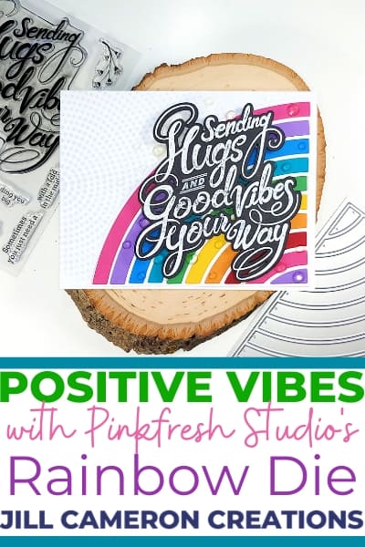 Positive Vibes with Pinkfresh Rainbow Die