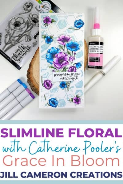 slimline floral with catherine poolers grace in bloom