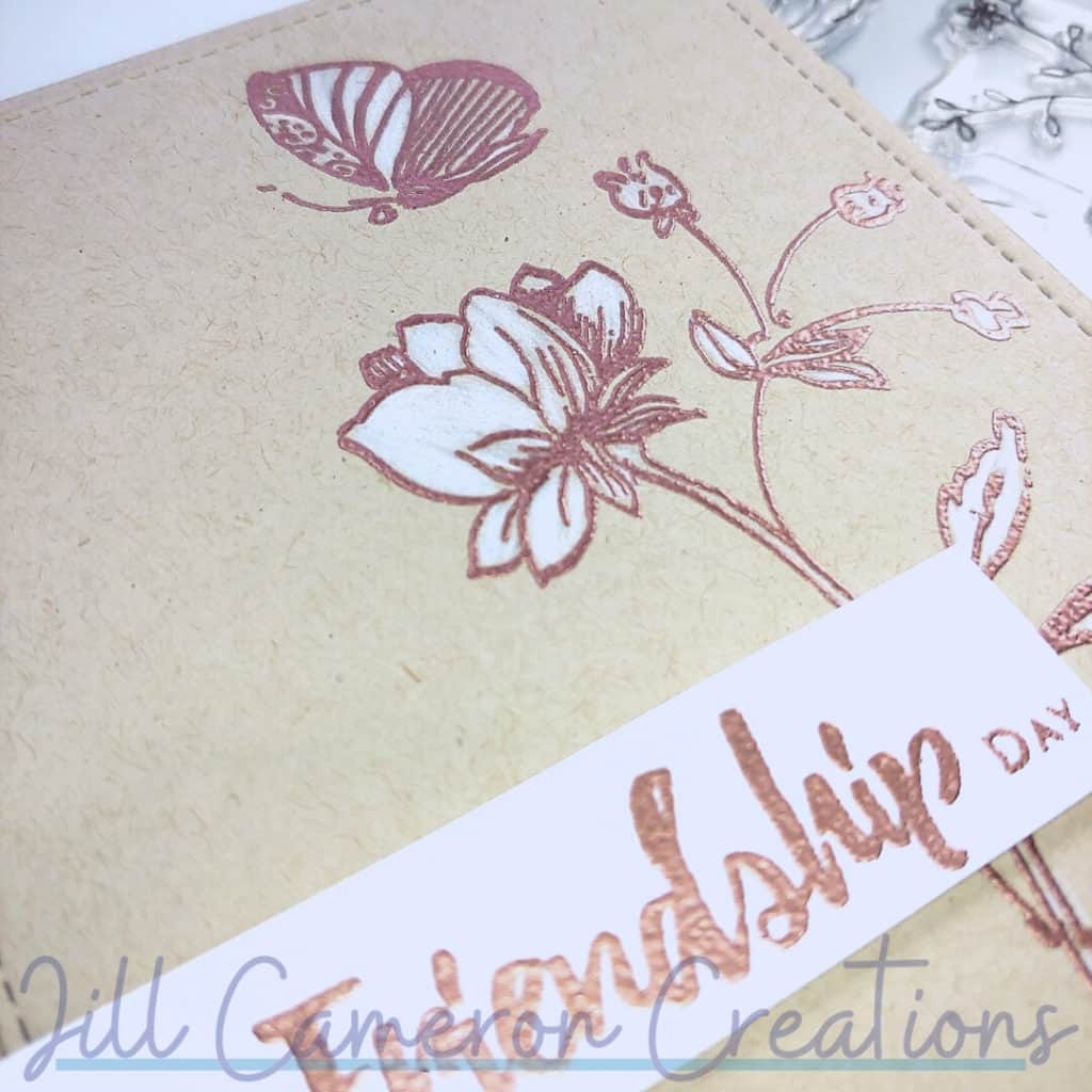 AECP Clean and Simple card using altenew botanical garden and dearest friend