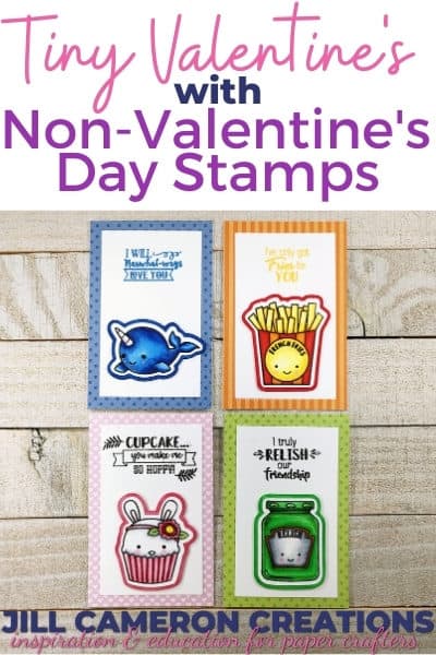 Tiny Valentine with Non Valentine Stamps