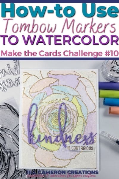 How-to Use Tombow Markers to Watercolor