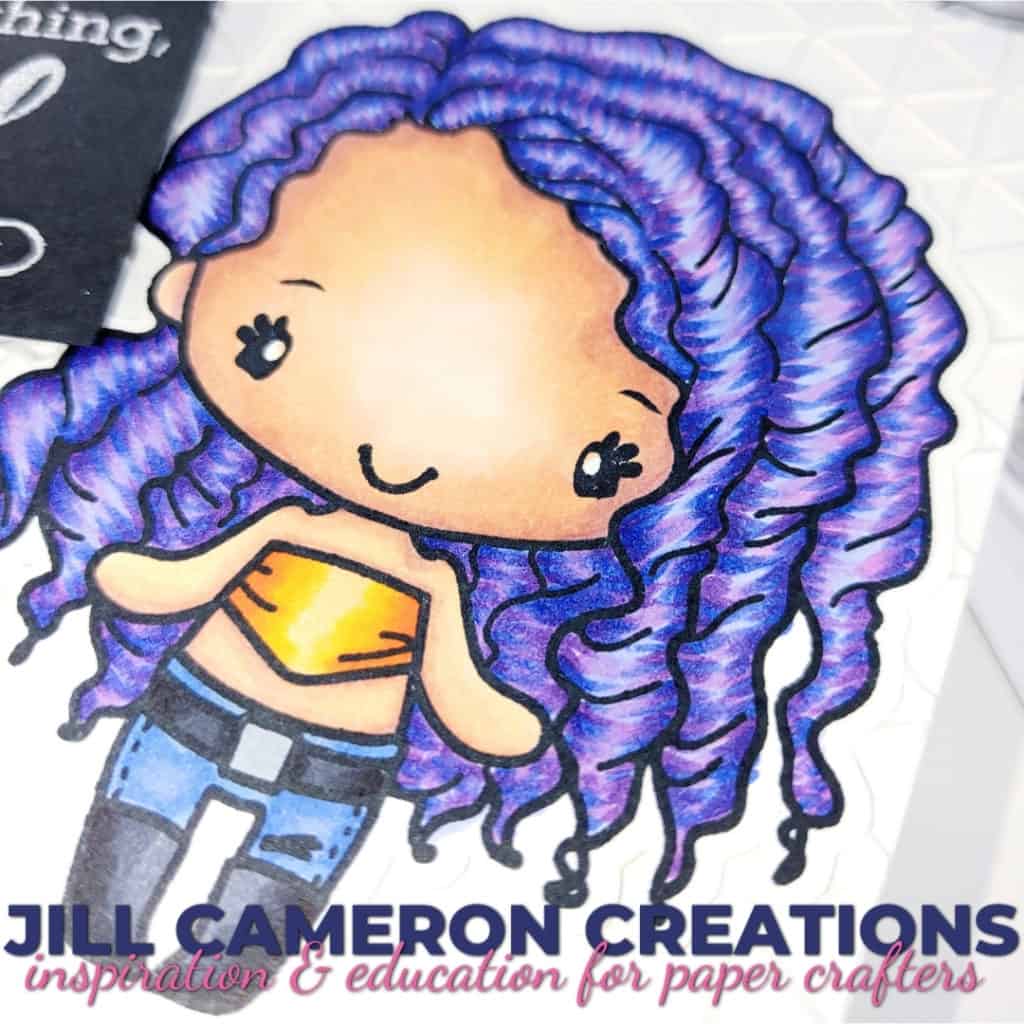 Copic Coloring Curly Hair 