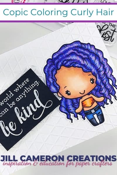 Copic Coloring Curly Hair