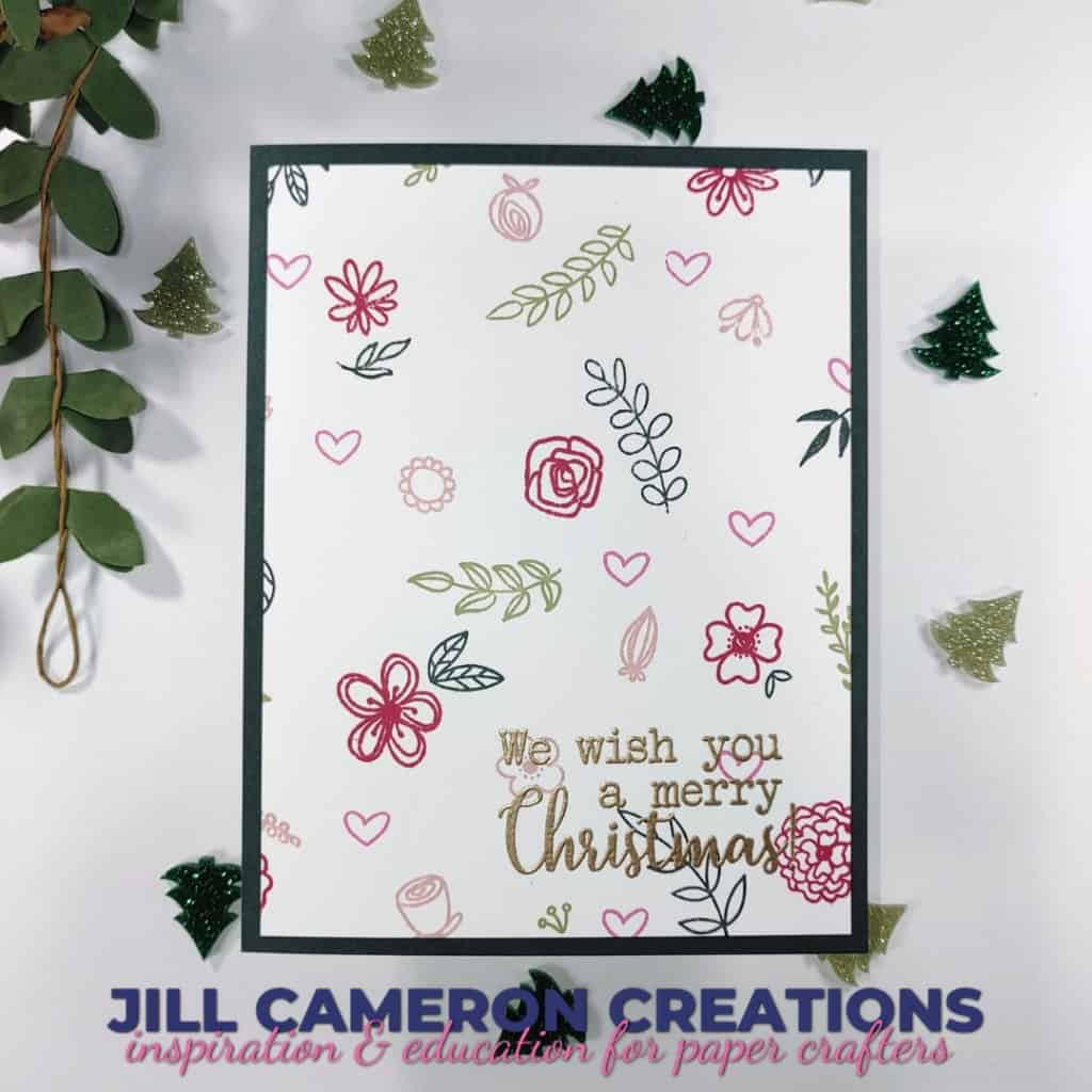 Alternate Colors & Stamps for Christmas Cards