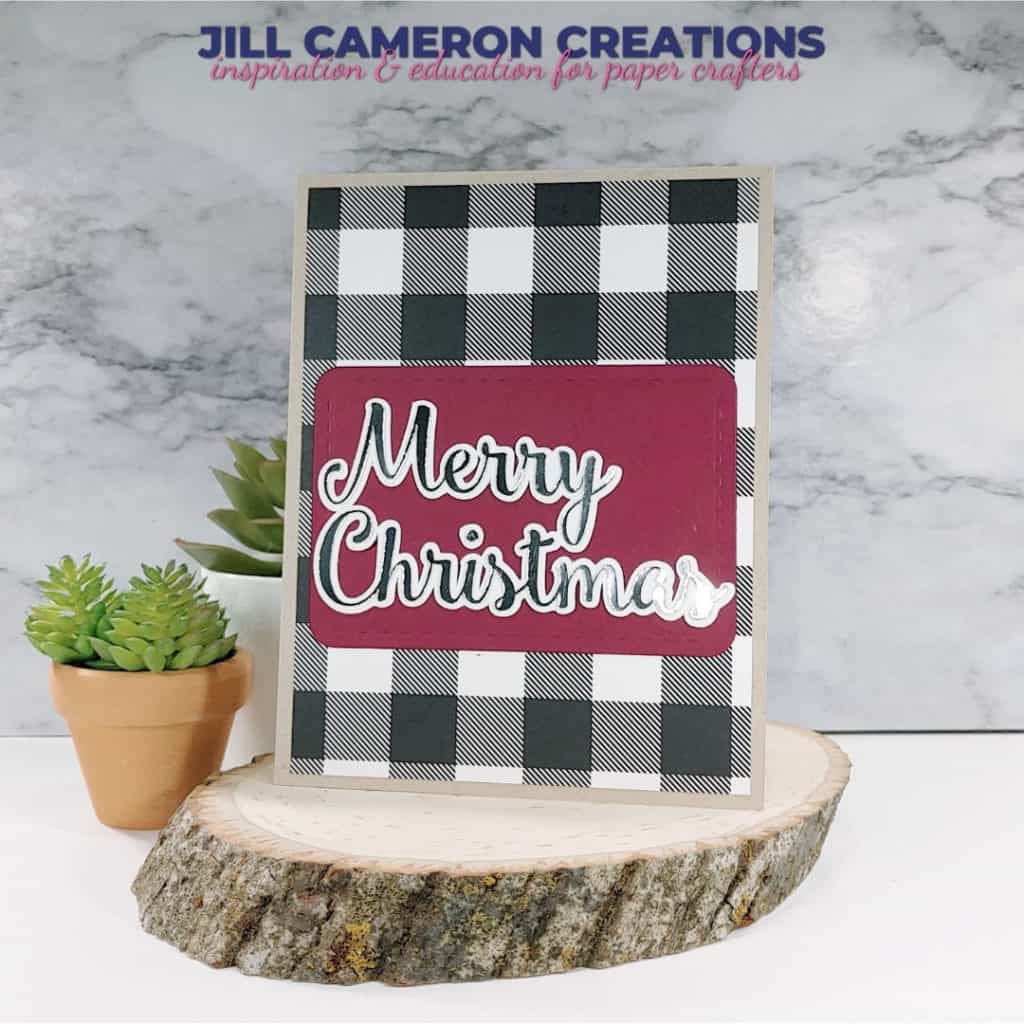 Patterned Paper Christmas Cards Cover
