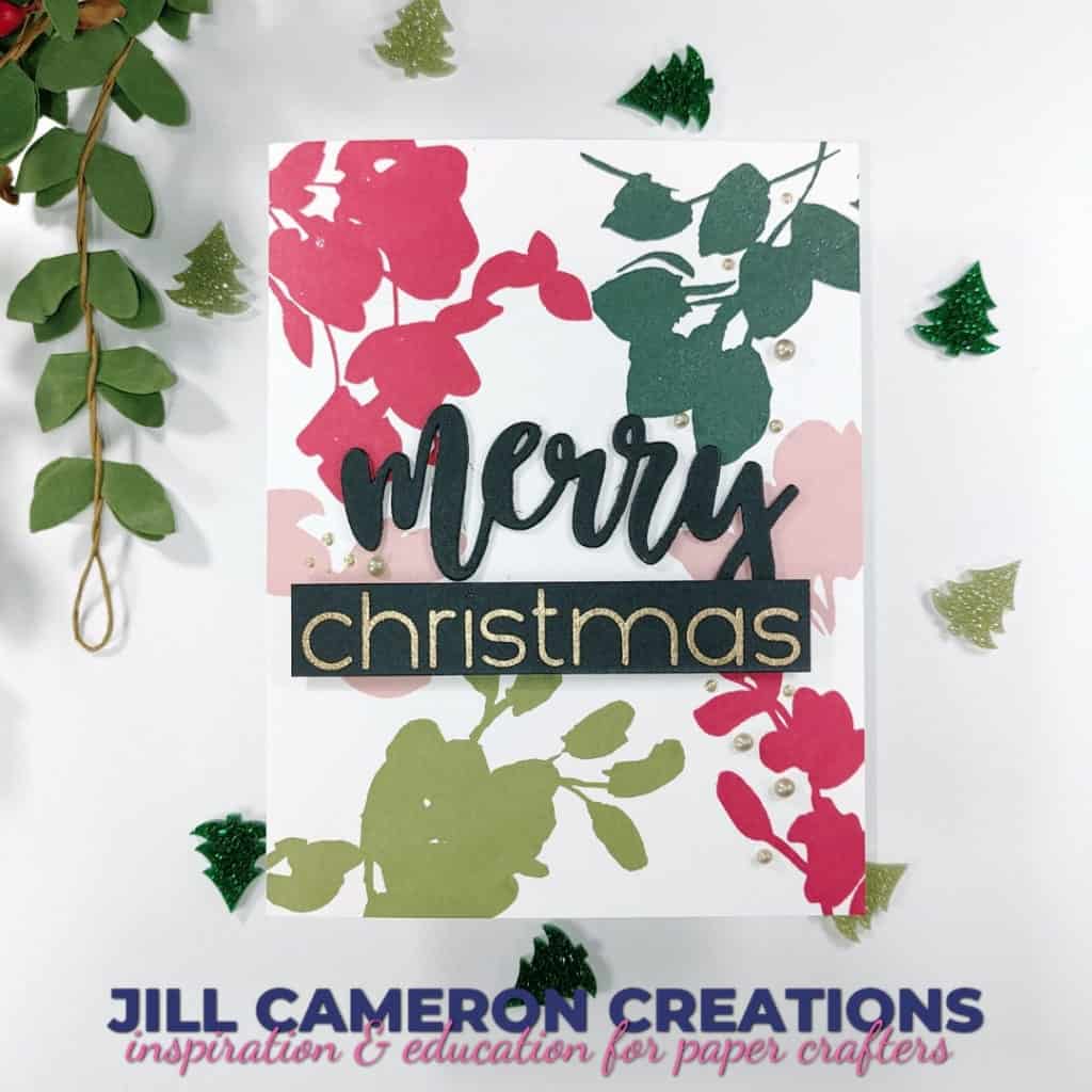 Alternate Colors & Stamps for Christmas Cards 