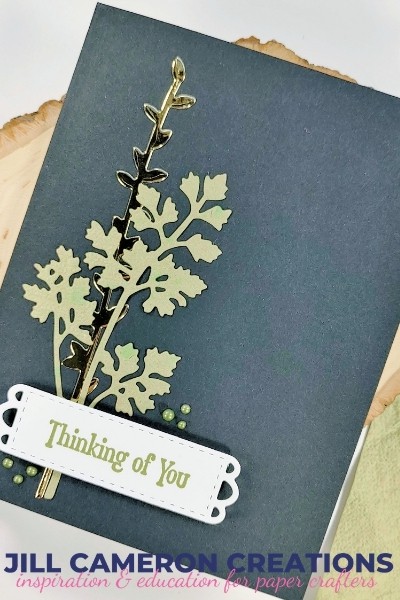 Simple Encouragement Card using Handmade Paper