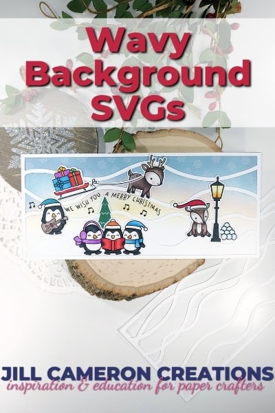Snowbanks Background SVG