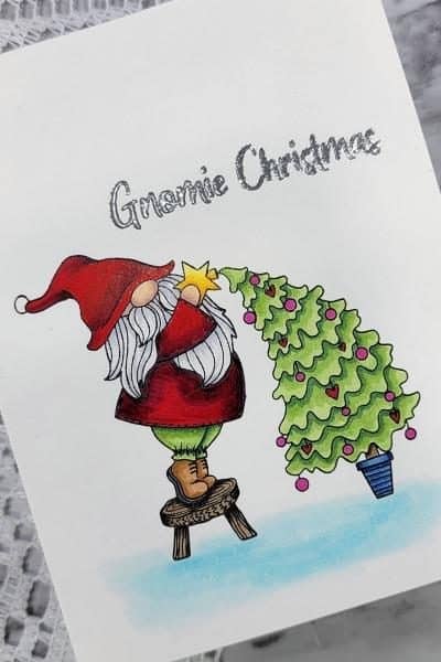 Gnomie Christmas Copic Coloring