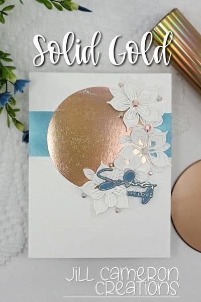 Solid Gold Spellbinders Glimmer Solid Shapes Circle